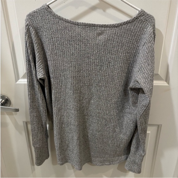 Alpine Design Heather Gray Knit Sweater - Picture 3 of 3
